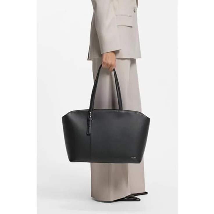 Hugo Yorih Schultertasche 47 cm, schwarz, 100% Polyurethan, stilvolles Design für Alltag und Freizeit – Bild 2