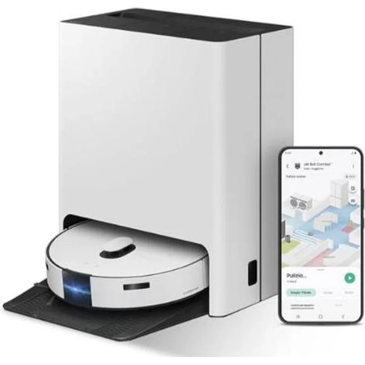 Samsung VR7MD96514G, Staubsauger Roboter in Grau-Schwarz, mit 6000 Pa Saugkraft, 180 Minuten Laufzeit und Smart Home-Kompatibilität – Bild 1