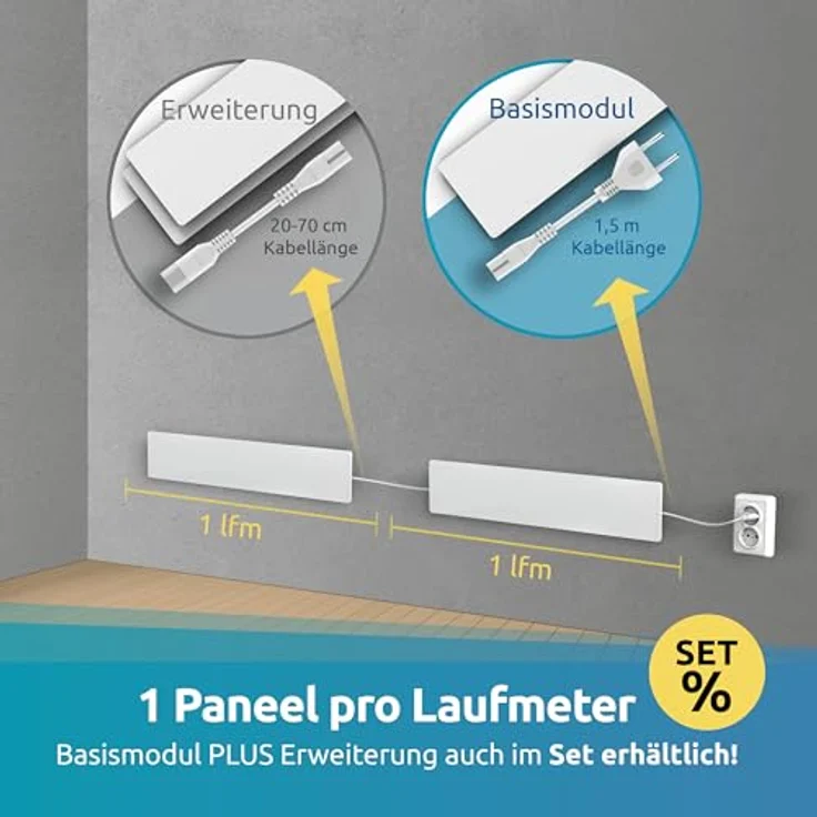 Technaxx Heizkörper Schimmel Dry M1, Infrarot-Heizer, 230W Leistung, Weiss – Bild 6