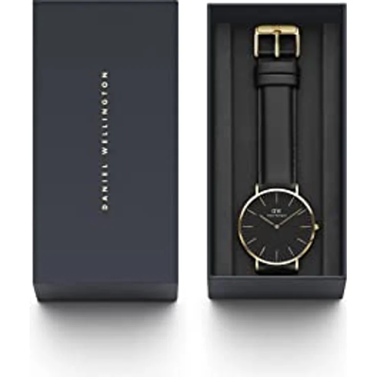 Daniel Wellington Classic Uhr 40mm Double Plated Stainless Steel (316L) Gold, Japanisches Quarzwerk, wasserdicht bis 3ATM – Bild 5