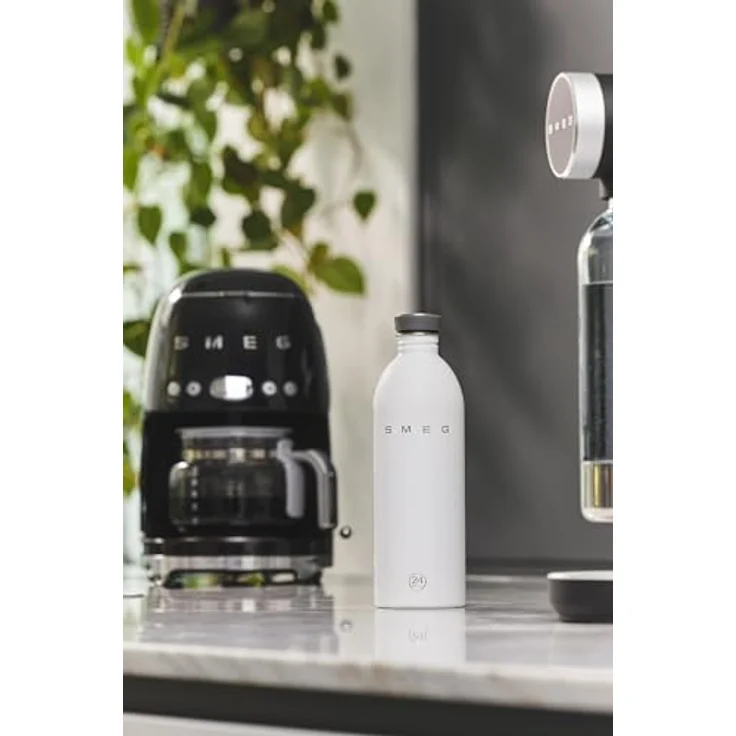 Smeg Trinkflasche WBF02WH, Edelstahlflasche 1 Liter, lebensmittelecht, leicht, weiß – Bild 7