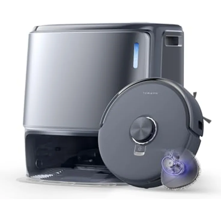 Narwal Freo Z10 Ultra Saug- & Wischroboter, 65W, 120 Min Laufzeit, 0,8L, Laser-Navigation, WLAN, beutellos, grau