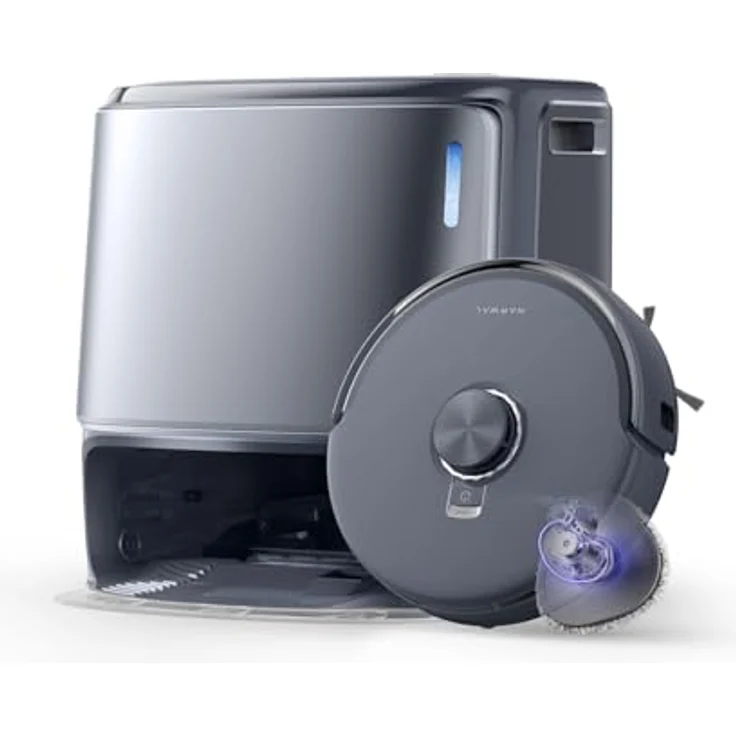 Narwal Freo Z10 Ultra Saug- & Wischroboter, 65W, 120 Min Laufzeit, 0,8L, Laser-Navigation, WLAN, beutellos, grau – Bild 1
