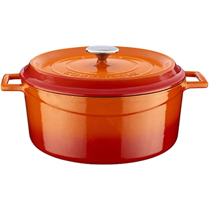 CASSEROLE ROND 280 MM 6.70 LTR LVYTC28K2O ORANGE/BLACK <LAVA> – Bild 3