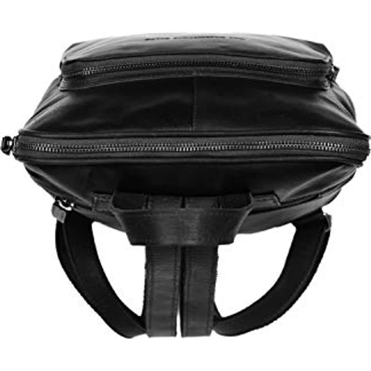 The Chesterfield Brand Wax Pull Up City Rucksack, 34 cm, aus 100% Leder, schwarz – Bild 6