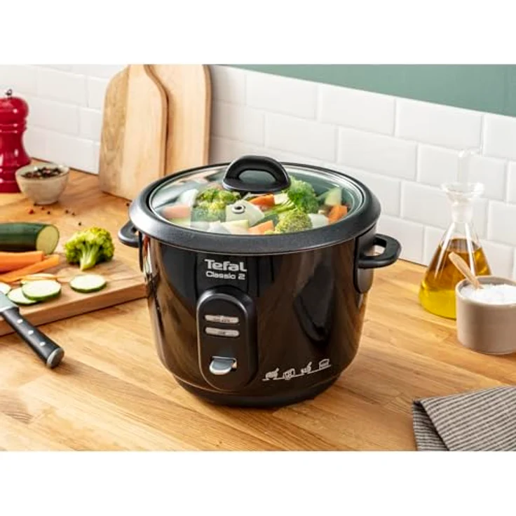 Tefal RK102811 Reiskocher Classic, schwarz-metallic – Bild 4