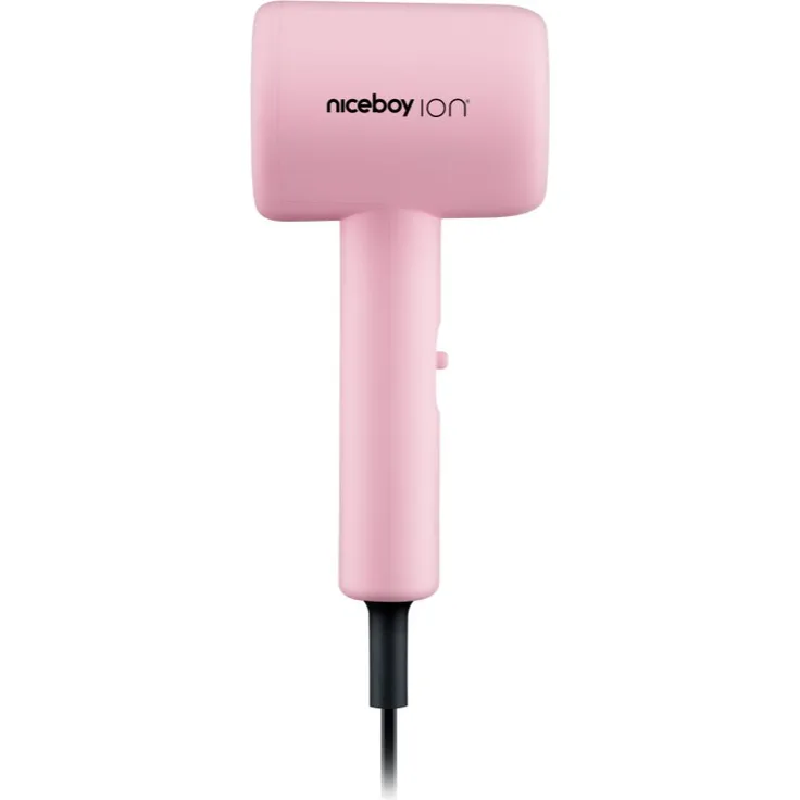 Niceboy ION AirSonic Pop Haartrockner Rose - Schnelles und schonendes Trocknen, ergonomische Form und Geschwindigkeitsregelung
