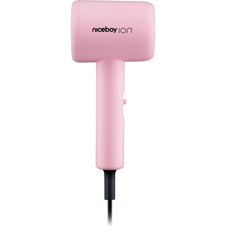 Niceboy ION AirSonic Pop Haartrockner Rose - Schnelles und schonendes Trocknen, ergonomische Form und Geschwindigkeitsregelung