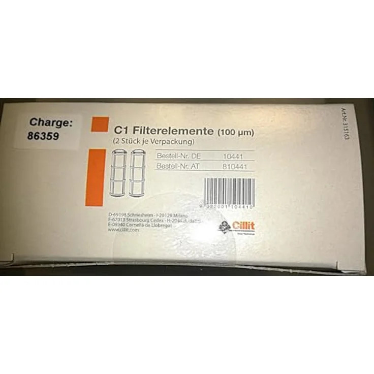 Cillit Bang Cillit C1 Ersatzfilterelement für Einhebelfilter, 2 Stück, Set CL10441 – Bild 2