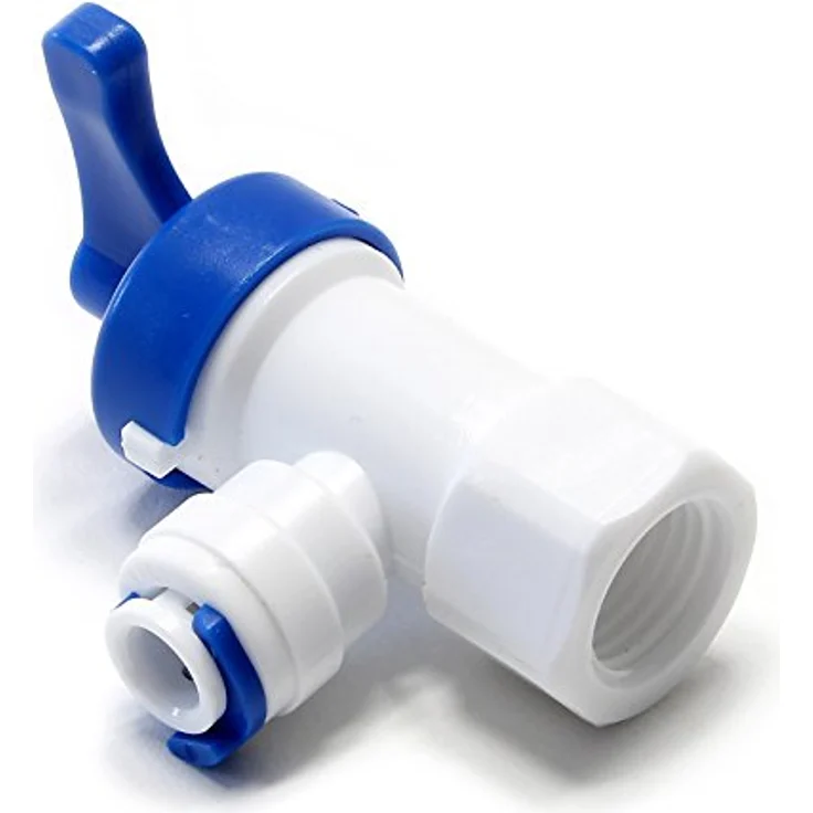 Naturewater Wasserhahn Adapter, Osmose Tankventil Bypass mit 12,91 mm (1/4") IG für Vorratsbehälter – Bild 1