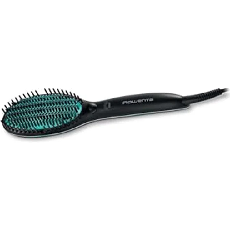 Rowenta cf5820 Straightening Brush Heiß schwarz grün 1.8 m  Lockenstab (Straightening Brush, Warm, straight barrel-shaped, 160 °C, 200 °C, 45 S) & Ionen-Technologie für seidig glattes Haar – Bild 2