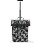 reisenthel Trolley M in Signature Schwarz, Rahmen: Dunkelgrau – Shopping-Trolley mit 43 l Stauraum & wasserabweisendem Material