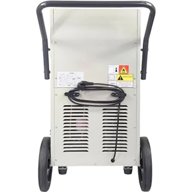 WDH Bautrockner WDH-80B, Entfeuchtungsgerät für bis zu 180m², 95 l/Tag, robust für Baustellen – Bild 3