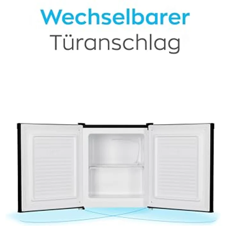 Heinrich´s Mini Gefrierschrank 33L -18°C klein kompakt leise:40db Gefrierbox; wechselbarer Türanschlag; mini Tiefkühltruhe Tiefkühlschrank,perfekt für Büro Camping Outdoor (schwarz) – Bild 5