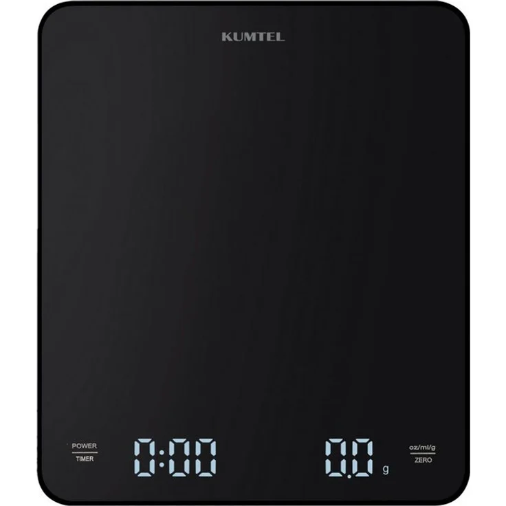 Opviq Küchenwaage HV60-02, Digitale Küchenwaage mit Tara-Funktion, schwarz, max. 3 kg, 0.1 g Teilung