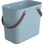 Rotho Albula Einkaufskorb, Kunststoff (PP recycelt), türkis, 25l, (40 x 23,5 x 34 cm)