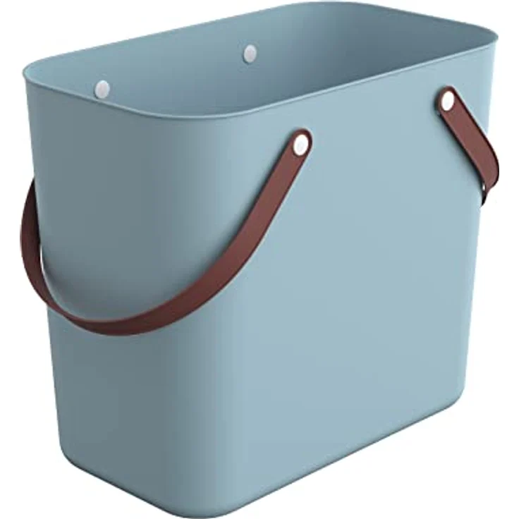 Rotho Albula Einkaufskorb, Kunststoff (PP recycelt), türkis, 25l, (40 x 23,5 x 34 cm) – Bild 1