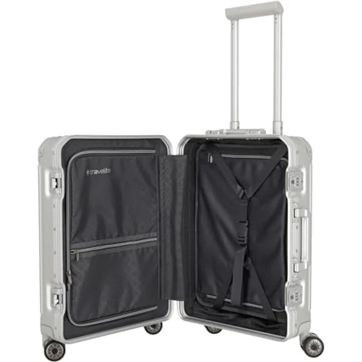 Travelite Next 2.0 4w S Trolley Bag One Size, Koffer in Silver – Bild 5