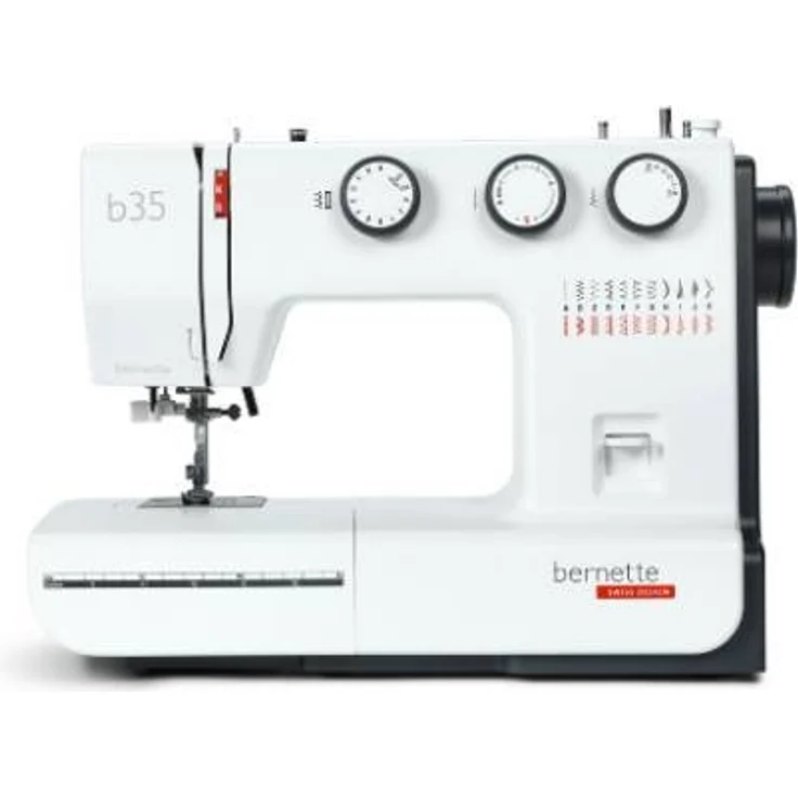 Bernette Nähmaschine Bernette b35, mechanisch mit 23 Stichen und automatischem Knopfloch, inkl. 7 Nähfüßen – Bild 1