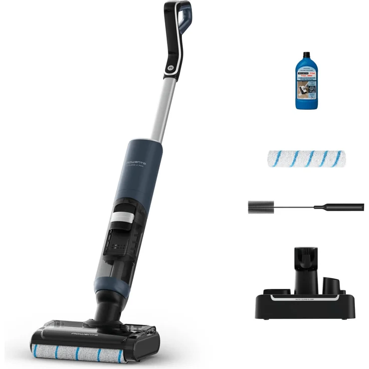 Rowenta X-Clean 5 Pro, Stehender Staubsauger mit 2-in-1-Funktion, 200W, selbstfahrender Walze, blau
