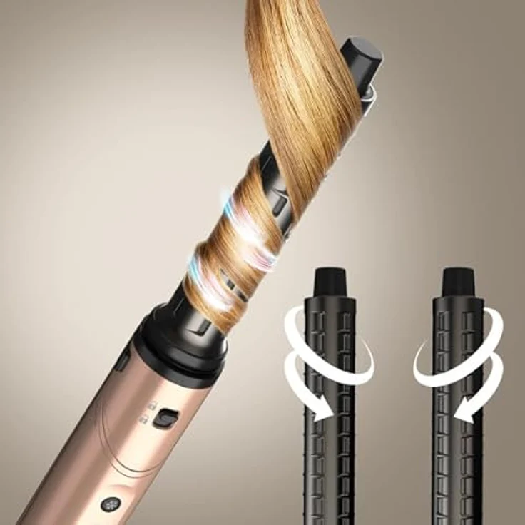Revamp Professional Dynamischer Radiance Pro Blow Dry, Warmluftbürste mit 6 Stylingaufsätzen, Ionen-Technologie und Keratinbeschichtung – Bild 5