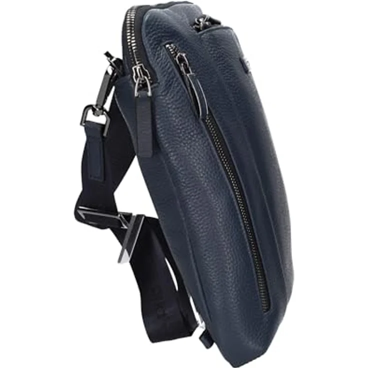 PIQUADRO Modus, große Ledertasche, für iPad für Herren, Blau, OneSize, aus vollnarbigem Kalbfleisch – Bild 5