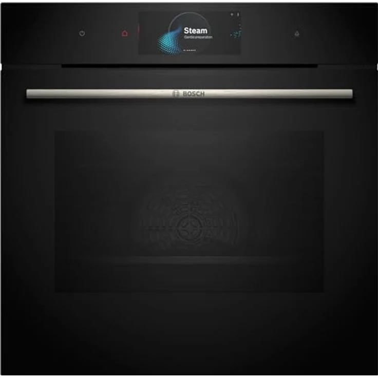 Bosch Serie 8 HRG7784B1, Elektroofen mit 71 l Fassungsvermögen, hydrolytisch + pyrolytisch, Medium – Bild 1