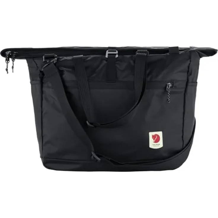Fjällräven High Coast 30 Shopper Tasche, 40 cm mit Laptopfach, schwarz, 100% Polyester