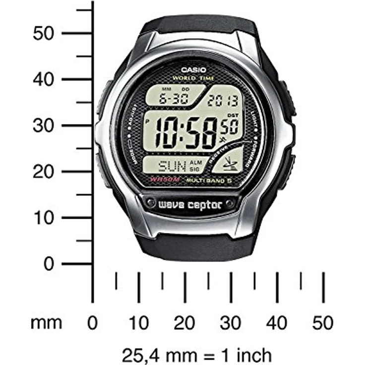 Casio WV 58R 1AEF Collection Funkuhr 44mm 5ATM – Bild 4