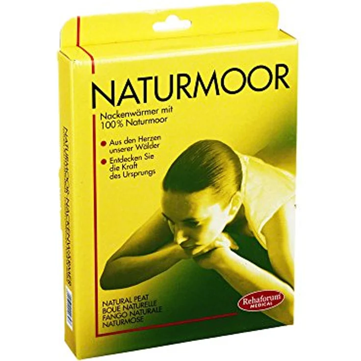 Rehaforum Stock-Fachmann® Naturmoor Nackenwärmer Wiederverwendbar Mit Baumwollbezug Für Mikrowelle Backofen Wasserbad Wärme- & Kältetherapie Bis Zu 3 Stunden - Rückens – Bild 1