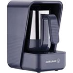 Korkmaz Moderna Grau/Satin Kaffeemaschine - 400W, 5 Tassen Kapazität, Glutgeschmack