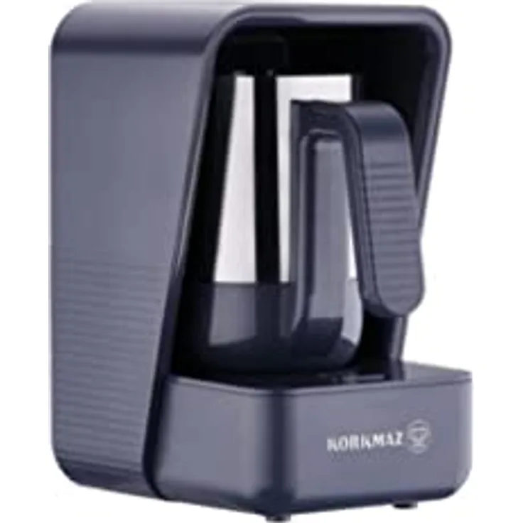 Korkmaz Moderna Grau/Satin Kaffeemaschine - 400W, 5 Tassen Kapazität, Glutgeschmack