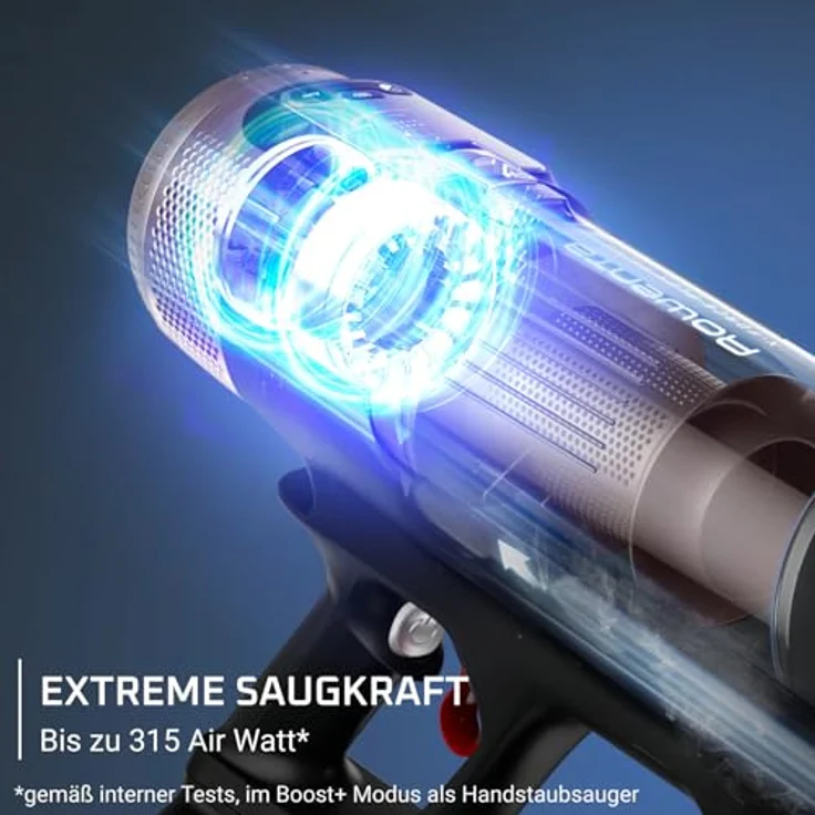 Rowenta X-Force Flex 16.60, Akku-Hand- und Stielstaubsauger mit 120 Minuten Laufzeit, 315 Air Watt Saugkraft, Flex-Gelenk, beutellos, LED-Beleuchtung – Bild 4