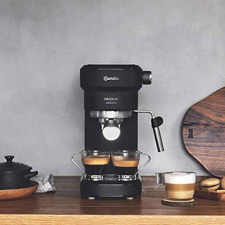 Cecotec Cafelizzia 790 Black Espressomaschine, Siebträgermaschine, mit Dampfdüse, schwarz – Bild 2
