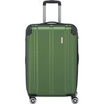 travelite 4-Rad Koffer M mit TSA Schloss + Dehnfalte, Gepäck Serie CITY: Robuster Hartschalen Trolley mit kratzfester Oberfläche, 68 cm, 78 Liter (erweiterbar auf 86 L)