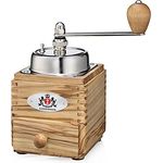 Zassenhaus Montevideo Kaffeemühle, Holz, Natur - Präzises Mahlen mit sanfter Mahlgradeinstellung