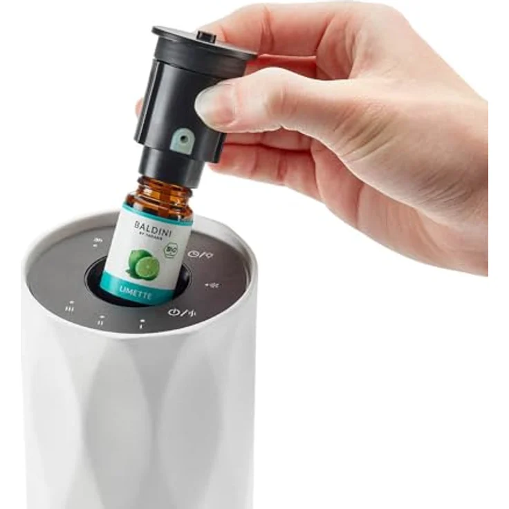 Baldini Airfriend Pure - Akkubetriebenes Duftgerät, USB-C Aufladung, Keramik Design, für Räume bis 60m2 – Bild 2