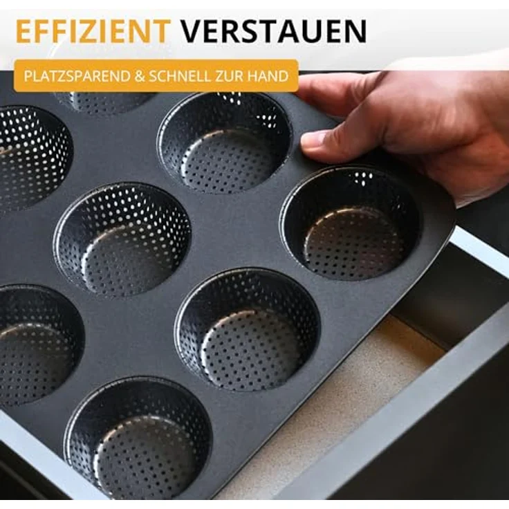 WESTMARK Brötchen Backform 9 Nester (105674) – Bild 11
