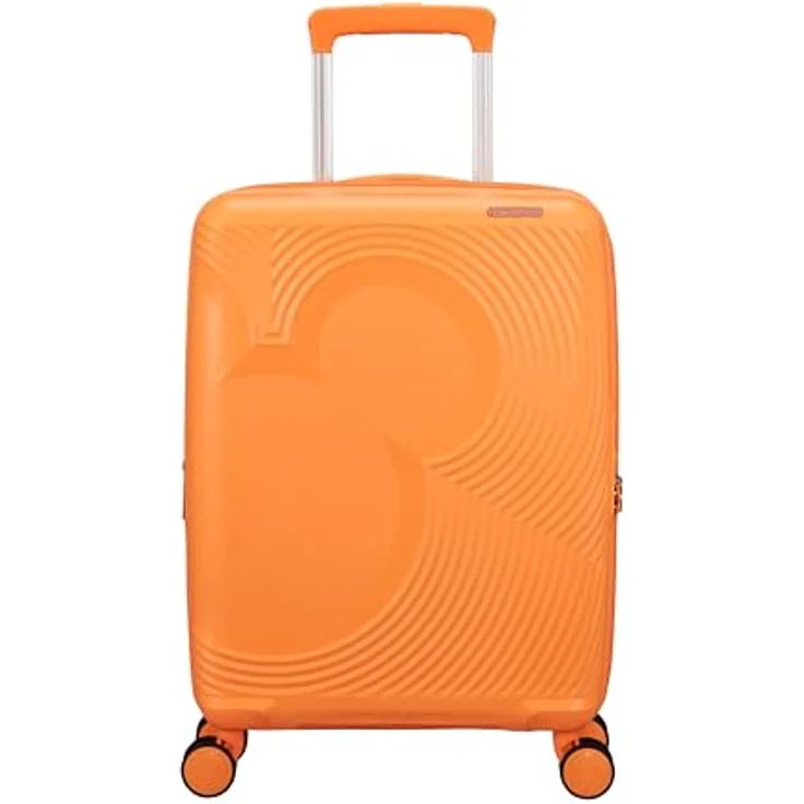 American Tourister Mickey Magic Handgepäckkoffer 55 x 40 x 20/23 cm, Hartschalen Kabinentrolley mit TSA-Schloss, 37/44 L, orange (Mickey Peachy Orange) – Bild 2