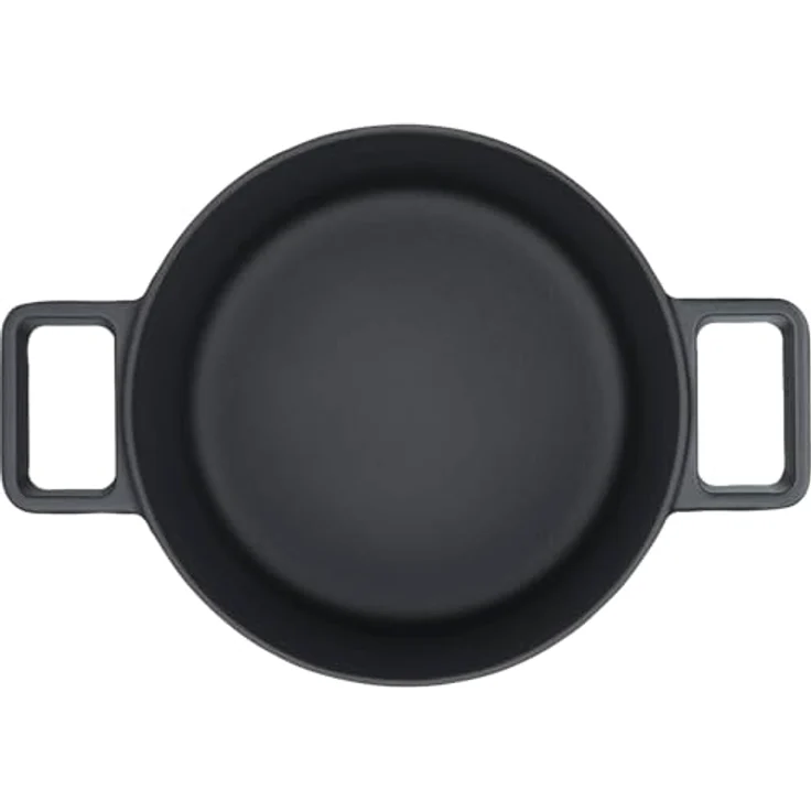 WMF Bräter Flavour, Ø 22 cm, Gusseisen, 4,3 Liter, schwarz, mit Deckel und Kondensationsnoppen – Bild 6