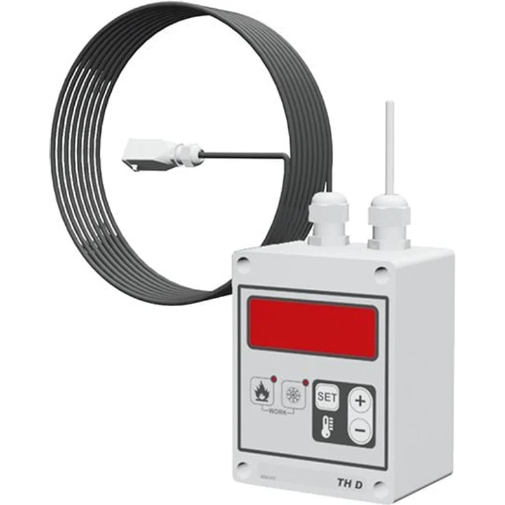 Master THD-Thermostat, digitales Thermostat mit 5 m Kabel für Heizgeräte
