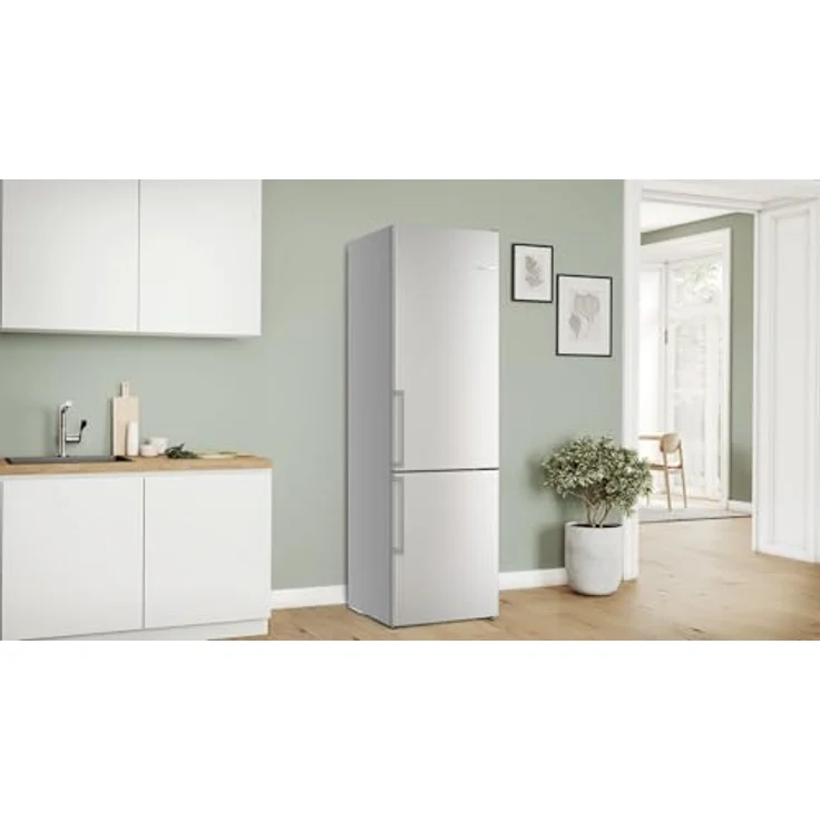 Bosch Serie 6 KGN39AIAU Kühl-Gefrier-Kombination, 203 cm, gebürsteter Stahl Anti-Fingerprint, Total No Frost, VitaFresh, A Energieeffizienz – Bild 3