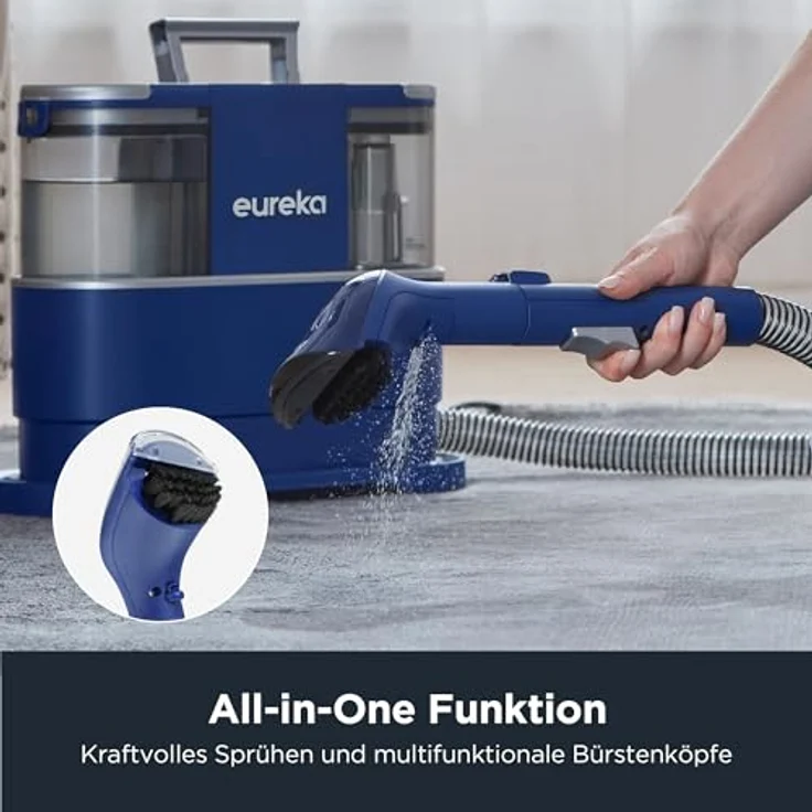 EUREKA NEY100 Waschsauger, Teppichreiniger, Polsterreiniger | mit starker Saugkraft 12500Pa, 82dB, 1,5L Wassertank, Reinigungsformel – Bild 5