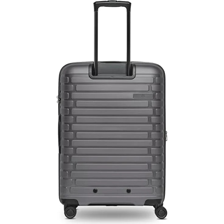 Pactastic Hartschalen Check-in Koffer | Mittelgroßer Trolley 45 x 25 x 66 cm von 67 auf 75 Liter erweiterbar | aus hochwertigem Polypropylen | 4 Doppelrollen & TSA-Schloss (Collection 04) – Bild 3
