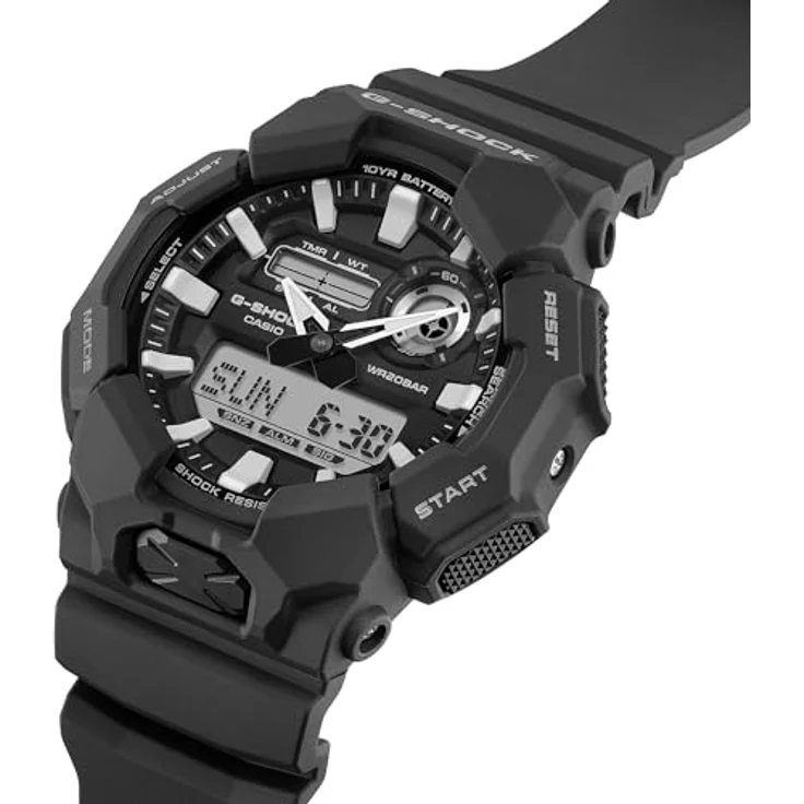 Casio Herren Analog Digital Quarz Armbanduhr G-Shock, 10-Jahres-Batterie, Schwarz – Bild 2