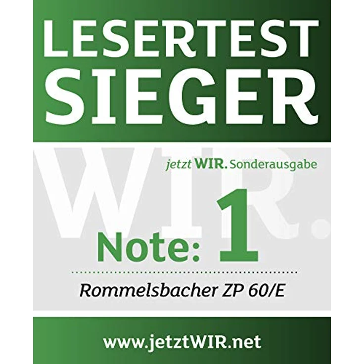 Rommelsbacher ZP 60-E Elektrische Zitruspresse, 100, Edelstahl – Bild 12