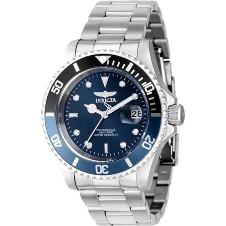 Invicta Pro Diver Edelstahl Chronograph Herrenuhr mit japanischem Quarzwerk, 40mm, rundes Ziffernblatt, Datumsanzeige – Bild 1