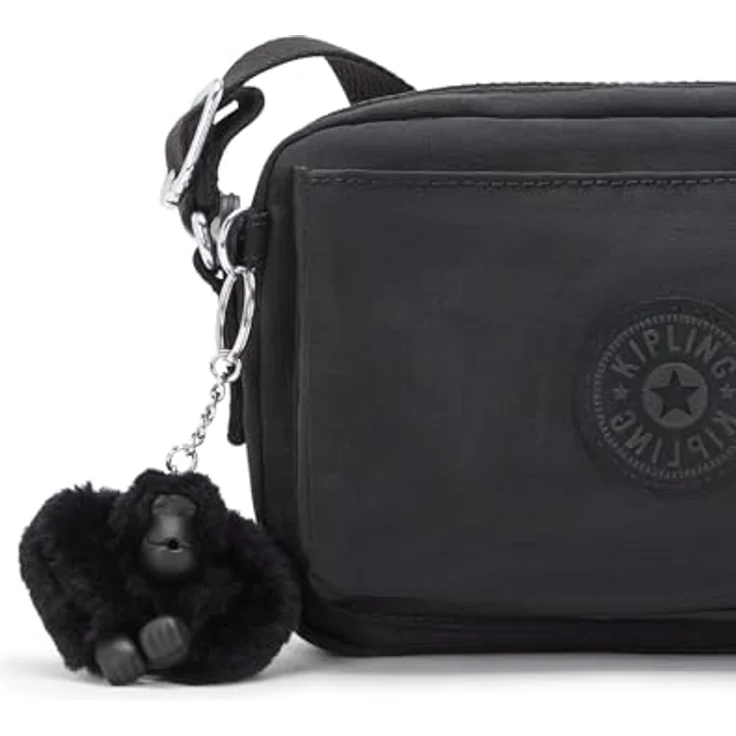 KIPLING Umhängetasche Basic Abanu Crossbody S, kleine Tasche mit vielen Fächern, Schwarz – Bild 2