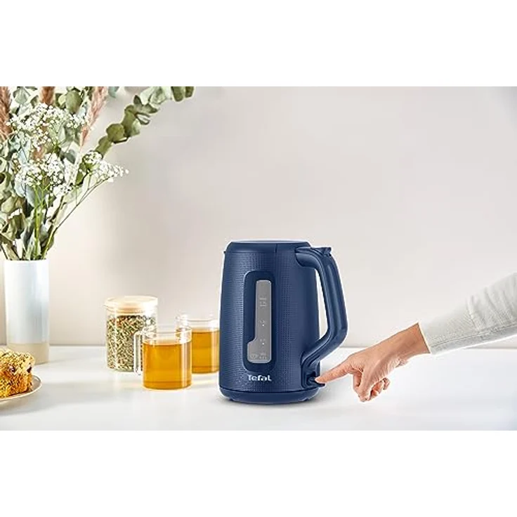 Tefal KO2M04 Morning Wasserkocher | elegantes Design | 1,7 l Fassungsvermögen | große Einfüllöffnung | breiter Ausguss mit Metall-Filter | abgedecktes Heizelement | Wanted Blue – Bild 5