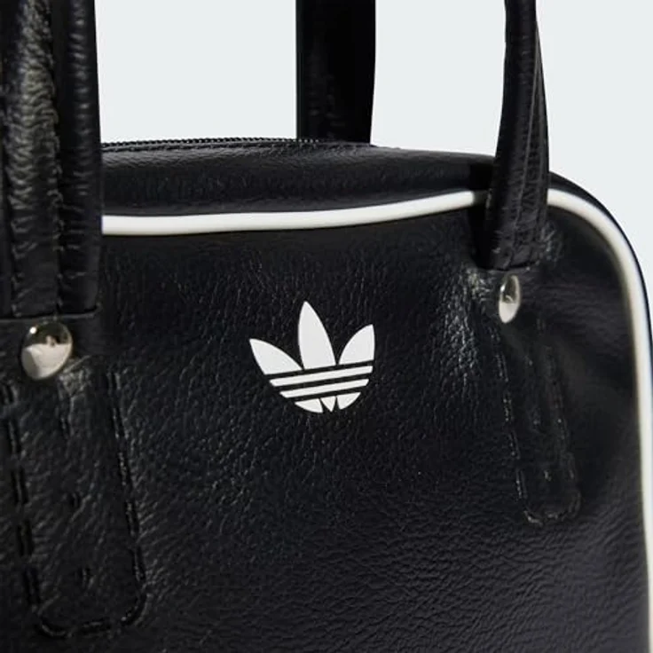 adidas Originals ADICOLOR SB Sporttasche, elegante Schultertasche mit verstellbarem Riemen und legendärem Trefoil-Print, schwarz – Bild 4